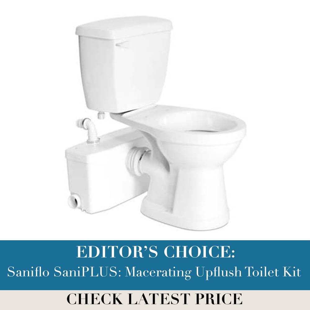 Saniflo SaniPLUS-Macerating Upflush Toilet Kit